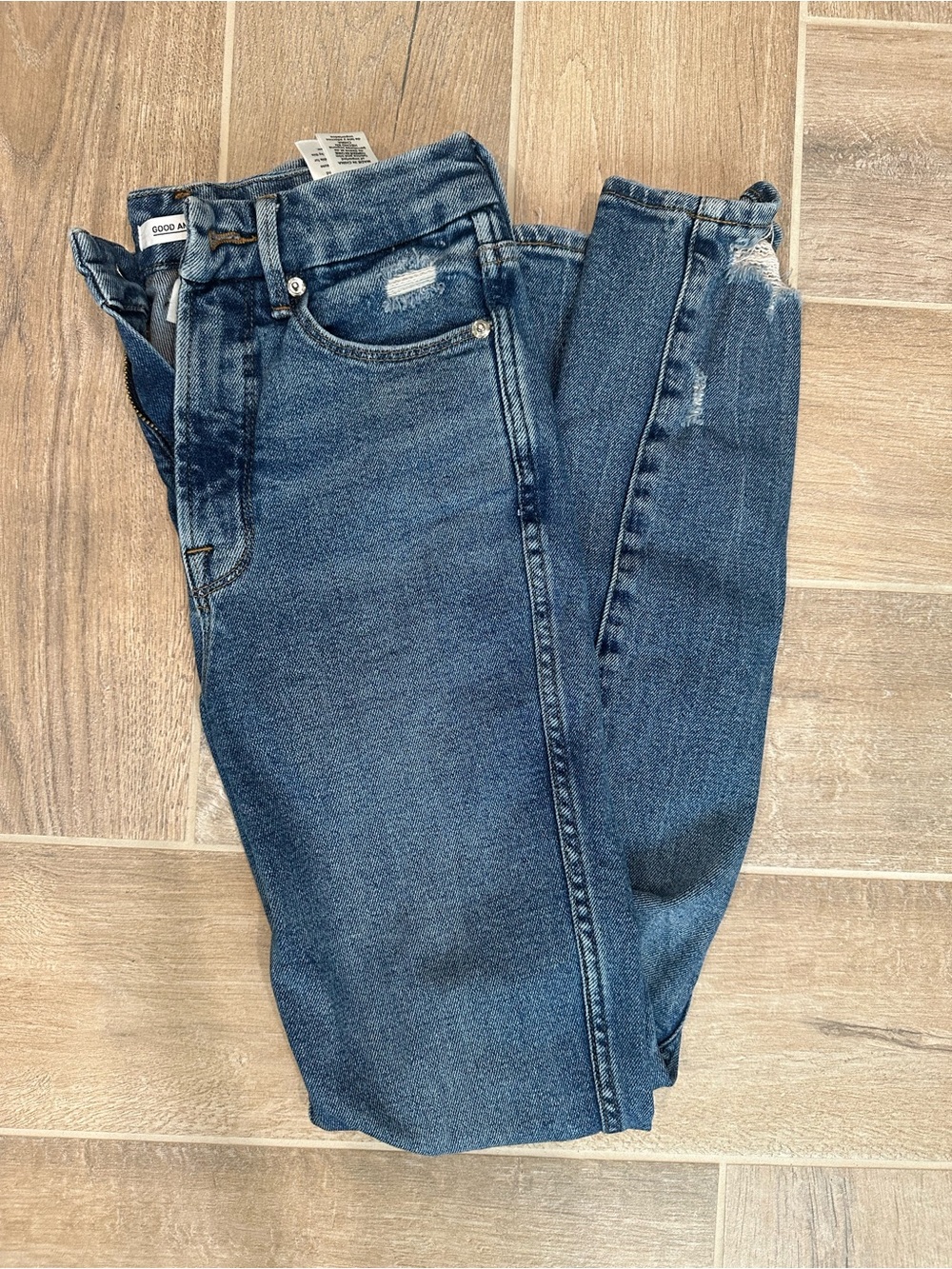 Good American Good Curve High Waisted Skinny Jeans